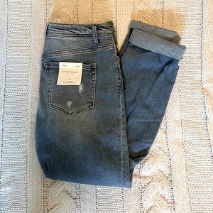 Black label mom jeans